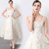 Diynav Engagement Certificate Registration Small Dress Temperament Light Luxury Small People Can Usually Wear High-End Slings And Ceiling Dress Women