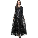Diynav Industry Yellow Liliu Sexy V-Necked Banquet Long Dress Dresses New Women's Spring And Autumn 2025