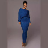 Diynav New Slanted Shoulder Sexy Women's Dress