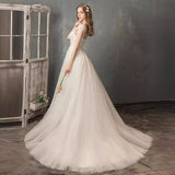 Diynav Light Wedding Dress 2025 New White Engagement Dress Temperament Waist Fish Tail Lace Welcome Yarn