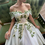 Diynav Evening Dress 2025 New Summer White Shoulder Can Usually Wear Thin And Medium Long Host Dress
