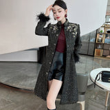 Diynav To Wear A New Autumn And Winter Women's Clothing With A New Autumn And Winter Women's Clothing With Exquisite Embroidery Nails And Collars