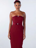Diynav Women's Bag Ass Dress Girl Spring And Summer Burst Open Fork Dress Sexy Dress