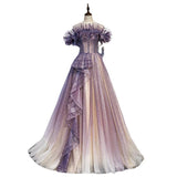 Diynav Evening Dress 2025 New Summer Women's Elegance Elegance Long Chorus Performance Dress