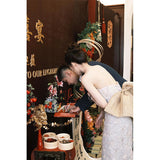 Diynav Dress Corset Dress Temperament Famous High-End Goddess Fan High-End Banquet Toasting Clothes Light Fishtail Dress