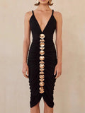 Diynav 2024 New Sexy Hanging Neck Babes Taut-Bumed Dress Evening Dress Woman