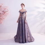 Diynav Dress Women's 2025 New Annual Birthday Show Host Performance Choral Performance Evening Dress