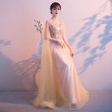 Diynav Dress Dress Dress Woman 2024 New Summer Graduation Temperament Long Fairy Solo Choir Costume Host