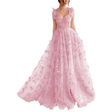 Diynav Bridesmaid's Suit Slings Linden With Forked Temperament Sexy Evening Dress Lace Mesh Dress