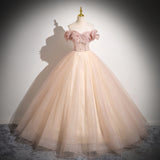 Diynav Shoulder Light Blue Vocal Art Exam Performance Dress Solo Fluffy Skirt Princess Adult Ceremony Presided Over The Annual Meeting Dress