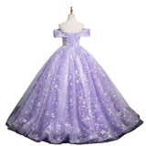 Diynav Purple Evening Dress Temperament Shoulder Solo Poncho Dress Student Vocal Art Show Annual Meeting Host