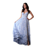 Diynav Sexy Pure-Want Wind Hanging Neck Dress Women's Summer Long Seaside Resort Wind-Dexed Skirt Floral Dress