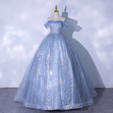 Diynav 2025 New Vocal Art Test Temperament Cinderella Piano Performance Ponpong Skirt Shoulder Evening Dress Woman