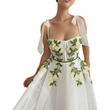 Diynav Evening Dress 2025 New Summer White Shoulder Can Usually Wear Thin And Medium Long Host Dress