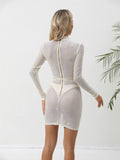 Diynav Sexy Hot Hot Selling Three-Piece Set Of Thin Solid Color Dress