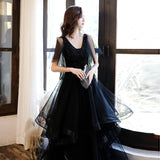 Diynav Dress Women Black High-End Temperament Banquet Noble Host High-End Design Sense Light Luxury Small French