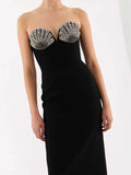 Diynav Skirt Sexy Diamond Bra Dress Dress High-End Light Luxury Niche Evening Dress Dedicated