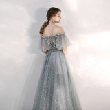 Diynav Dress Woman 2025 New Summer Toast Dress Bride Engagement Banquet Temperament Gray Long Bridesmaid Suit