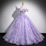 Diynav Purple Evening Dress Temperament Shoulder Solo Poncho Dress Student Vocal Art Show Annual Meeting Host