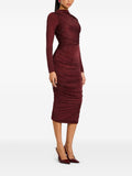 Diynav New Women's Dress Sexy Bag Hip Hot Diamond Fork Long Sleeve Dress