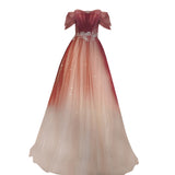 Diynav Shoulder Evening Dress Dress Woman 2025 New Wedding Banquet Dress Atmosphere Thin Brat Bride Toast