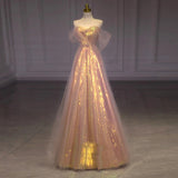 Diynav Dress Bride 2025 New Net Yarn Thin Annual Banquet Host Mermaid Shoulder Evening Dress Woman