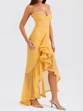 Diynav Princess French Style Style Slimish Irregular Fish Tail Skirt Dress Dress Fairy Party