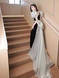 Diynav Dress Dress Host Female Fishtail French High-End Light Luxury High-End Niche Vocal Music Exam Banquet Famous Fae