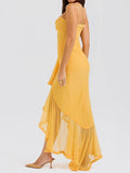 Diynav Princess French Style Style Slimish Irregular Fish Tail Skirt Dress Dress Fairy Party