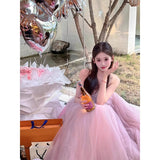 Diynav Dress Heavy Industry Adult Dress High-End Light Luxury Small Light Yarn Morning Dress Female Bride Birthday Dress