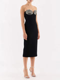 Diynav Skirt Sexy Diamond Bra Dress Dress High-End Light Luxury Niche Evening Dress Dedicated