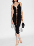 Diynav 2024 New Sexy Hanging Neck Babes Taut-Bumed Dress Evening Dress Woman