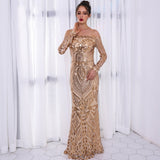 Diynav New Temperament Glit Sexy Collar Dress Dress Party Dress Dress Dress