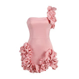 Diynav Dress Lotus Rib Ribs Tight Body Dress Braided Ass
