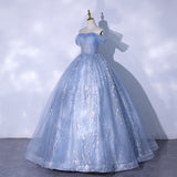Diynav 2025 New Vocal Art Test Temperament Cinderella Piano Performance Ponpong Skirt Shoulder Evening Dress Woman