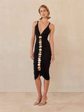 Diynav 2024 New Sexy Hanging Neck Babes Taut-Bumed Dress Evening Dress Woman