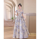 Diynav Dress Dress Dress 2024 New High-End Banquet Temperament Art Exam Light Luxury Small High-Level Atmospheric Hostess Summer