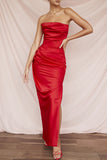 Diynav New Silk And Satin Braked Fork And Knee Dress Dress Sexy Evening Dress