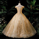 Diynav Performance Costume Female Puffy Dress Long Vocal Art Dress Host Annual Evening Dress