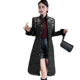 Diynav To Wear A New Autumn And Winter Women's Clothing With A New Autumn And Winter Women's Clothing With Exquisite Embroidery Nails And Collars
