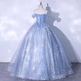 Diynav 2025 New Vocal Art Test Temperament Cinderella Piano Performance Ponpong Skirt Shoulder Evening Dress Woman