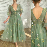 Diynav Women Green High-End Adult Birthday Host Sexy Family Bridesmaids