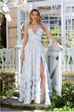 Diynav And Summer Explosion Of Women's Elegant Temperament Dress Print Body Swing Holiday Sling Dress