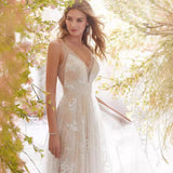 Diynav Explosion Of New Lace Sexy V-Neck Sleeveless Wedding Dress Dress Dress Dress