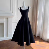 Diynav Hepburnian Niche Temperament Retro Sling Under Hem Pendulum Sling Dress Skirt Dress Tide