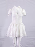Diynav Women's Pure Style Sexy Sling Dress High-End Temperamented Wedding Dress A-Word Dress Woman