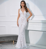 Diynav Beads Sling Dress Dress Women's Dress Sexy Night Dress Wedding Dress