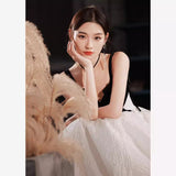 Diynav Evening Dress Dress Girl Light Luxury Niche Banquet Temperament Birthday Dress French Famous Host High Sense