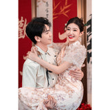 Diynav Chinese Style Improved Cheongsam Dress National Style Engagement Dress High-End Light Luxury Niche Bride Morning Dress Toast