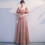 Diynav Evening Dress Dress Woman 2025 New Small Temperament Choral Costume Host Banquet Dress